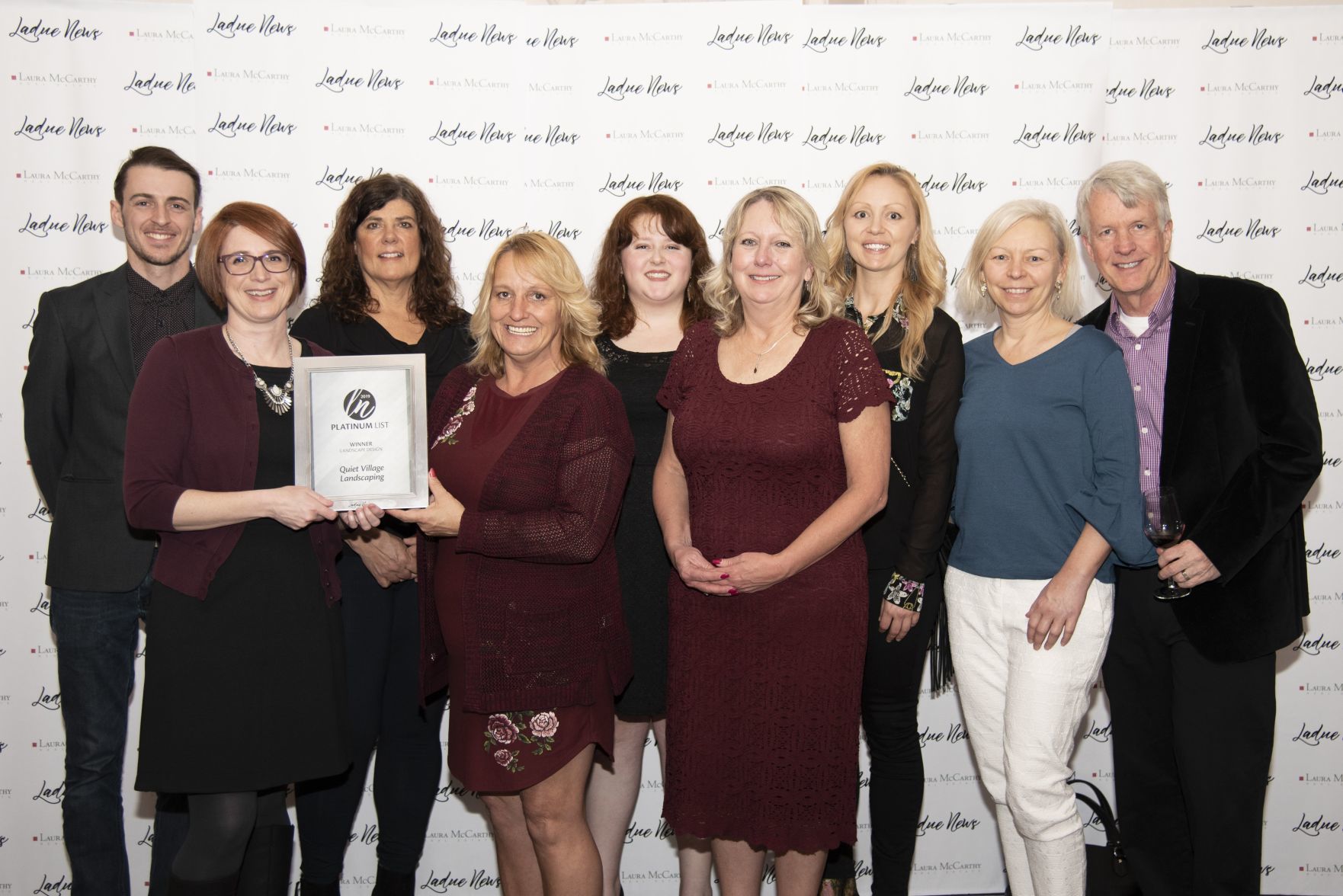 Rebecca Eisele, Katie Vick, Susan Muehling, Karen Soracco, Gretchen Kliewer, Sally Evans and Josh Sydney, Karen and Mark Spreitler - Quiet Village Landscaping